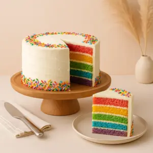 Rainbow Cake Delight