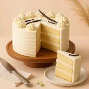 Vanilla Cake Elegance