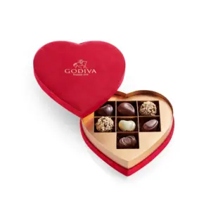 Velvet Heart Gift Box, 7PC (Red)