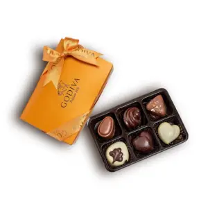 Gold Ballotin Box, 6PC